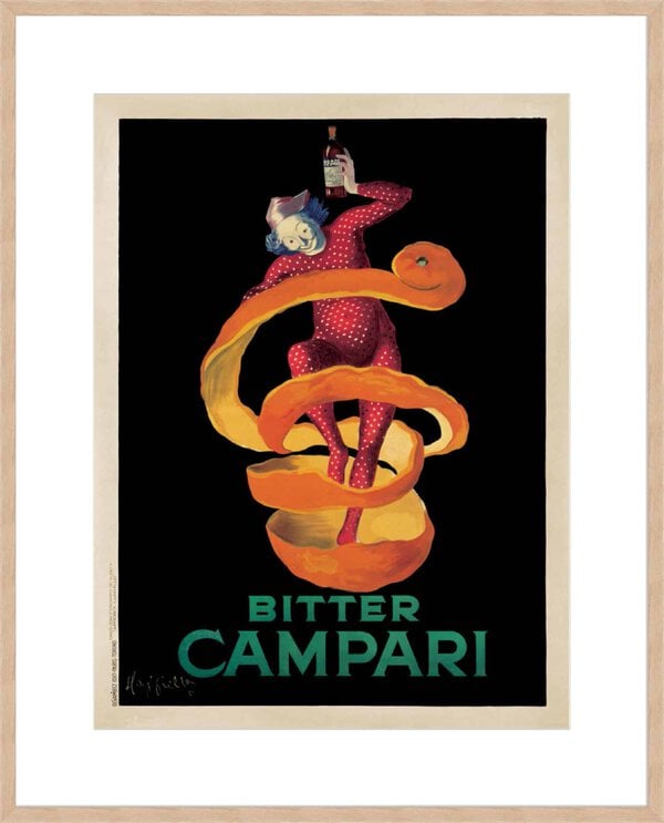 Bitter Campari - 10cm Mount Board Box Natural