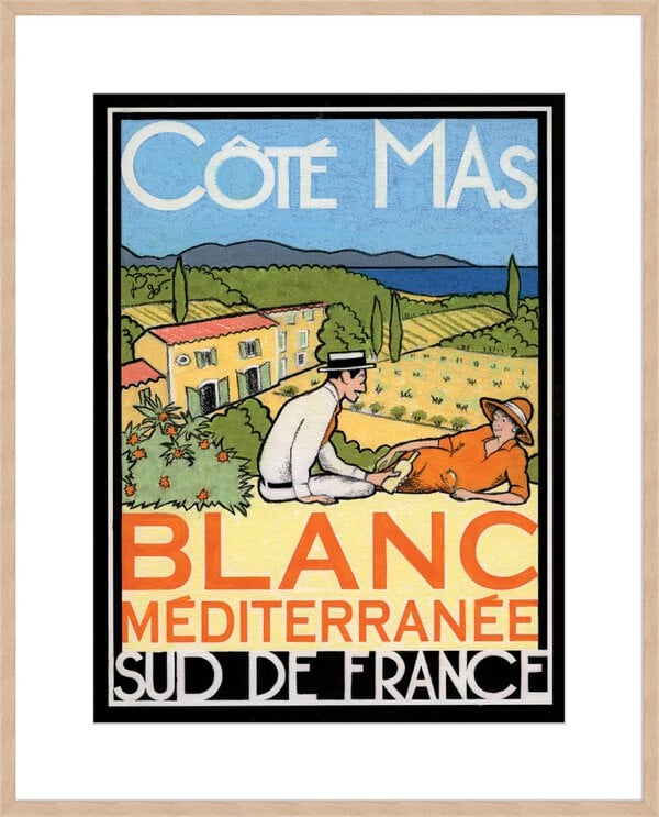 Blanc Mediterranee - 10cm Mount Board Box Natural