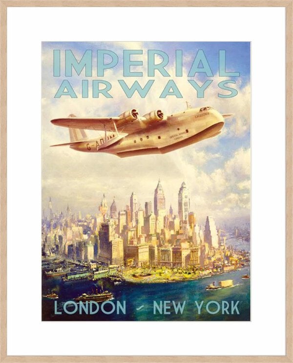Imperial Airways - 10cm Mount Board Box Natural