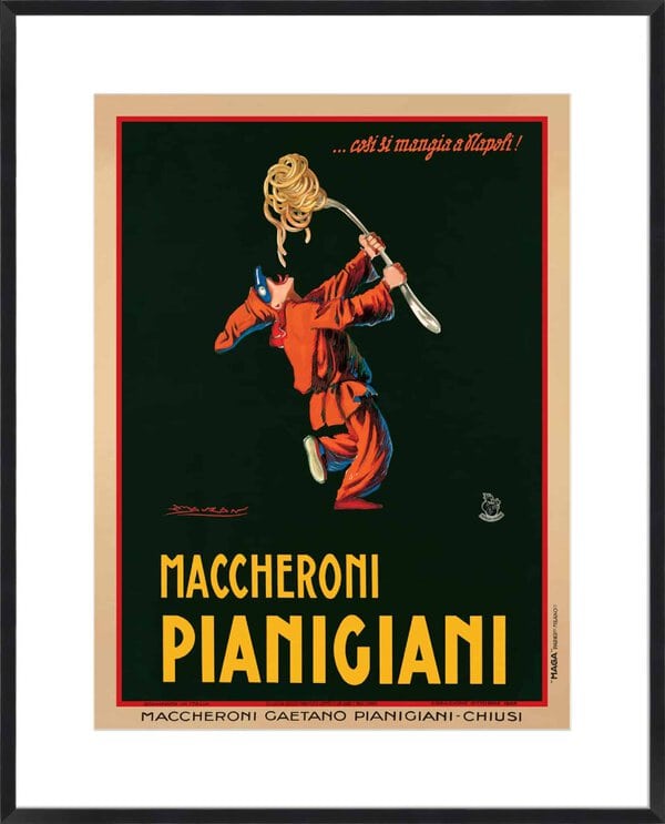 Maccheroni Pianigiani 1922 - 10cm Mount Board Box Black