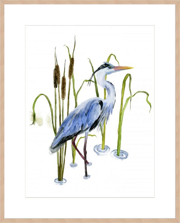 At the Pond II - 10cm Mount Board Box Natural