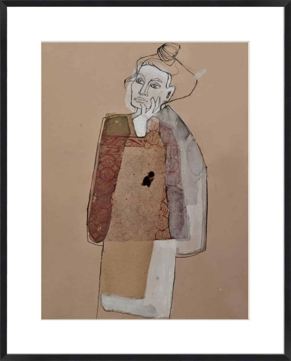 Egon Schiele - 10cm Mount Board Box Black