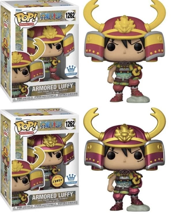 Lot 2 Figurines Funko Pop / Armored Luffy N°1262 / One Piece / Funko Exclusive ( 1 Chase + 1 Normal )