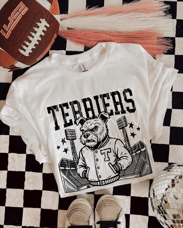 Terriers School Mascot Football Design