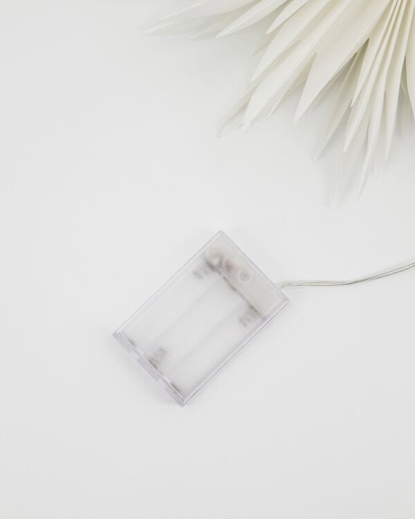 Tope para árbol "HDGant" flor de papel con luces - Imagen 2