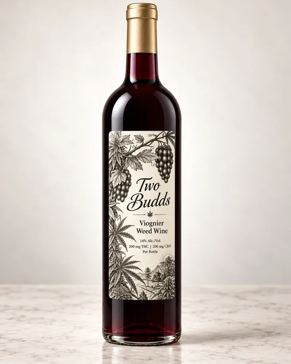 Two Budds Weed Wine