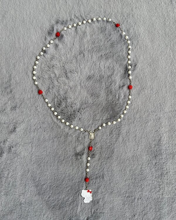 HELLO KITTY BLANCO Y PLATEADO - Imagen 2