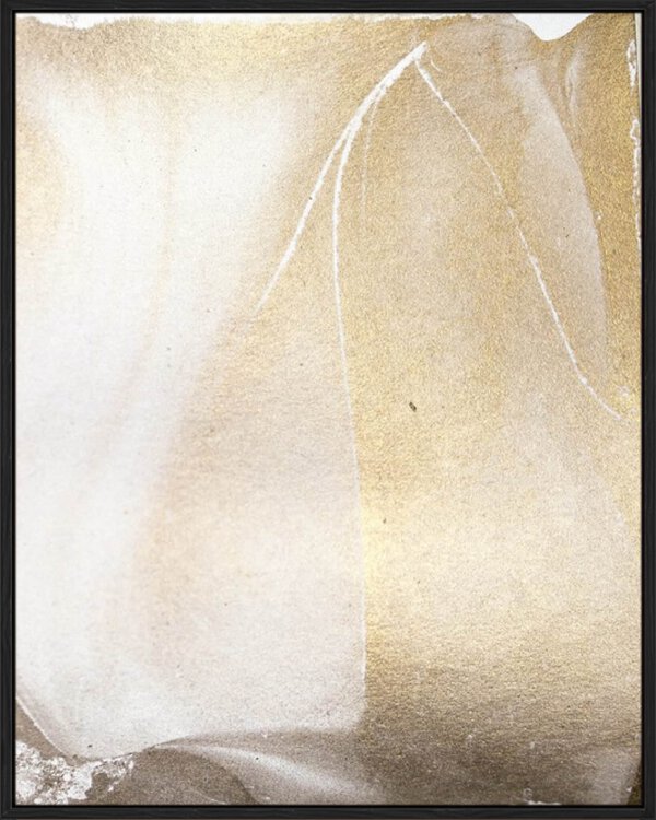 Gold Fusion IV - Canvas Gallery Black