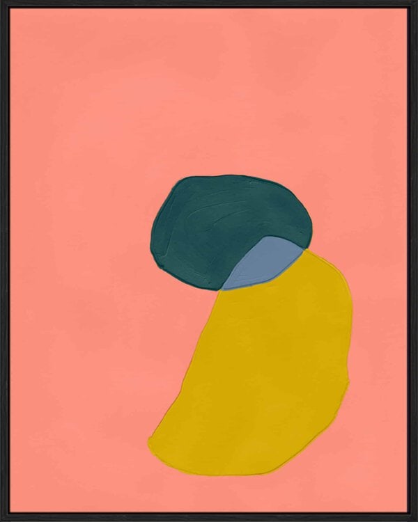 Fiddle Leaf 1 - Canvas Gallery Black