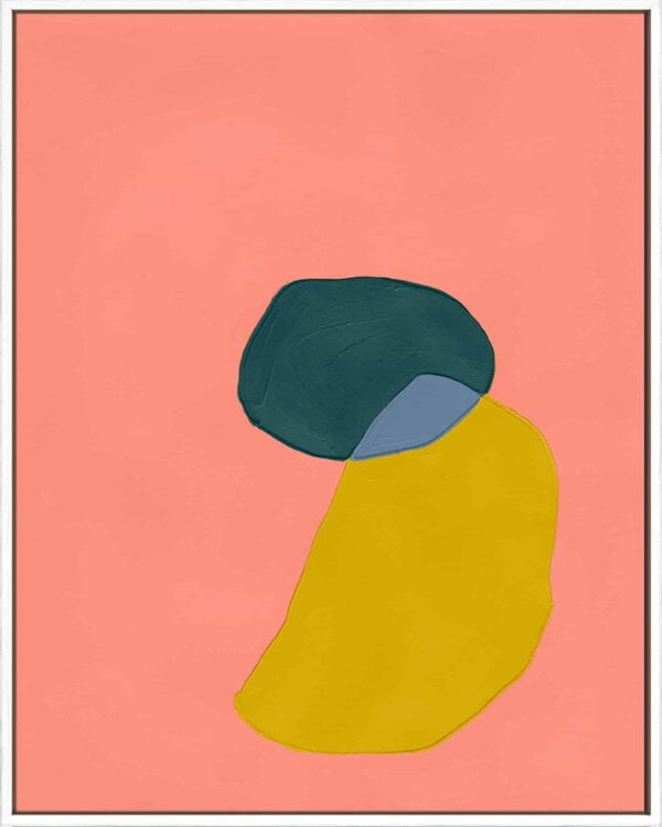 Fiddle Leaf 1 - Canvas Gallery White