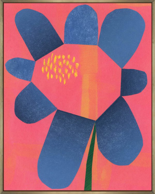 Flower Collage 3 - Canvas Gallery Champagne