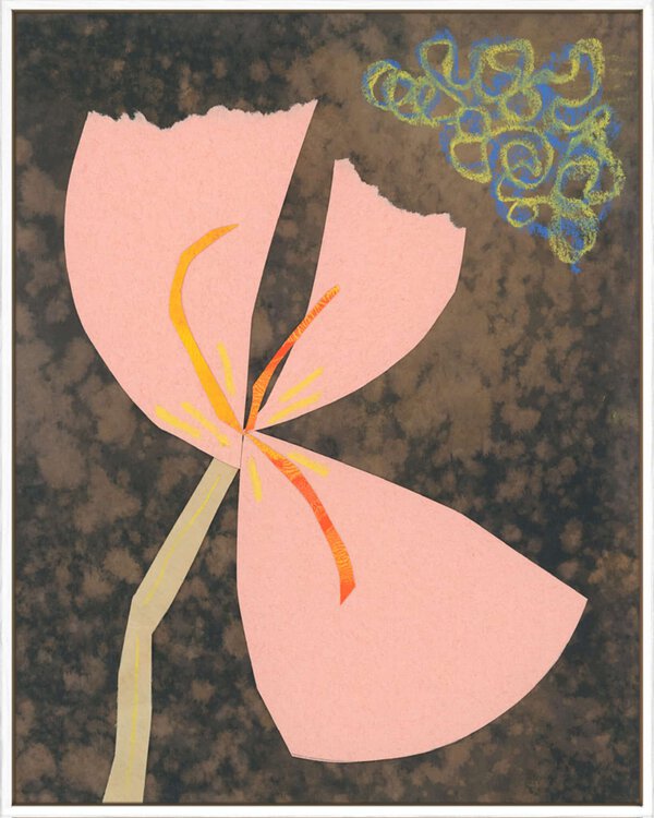 Flower Collage 6 - Canvas Gallery White