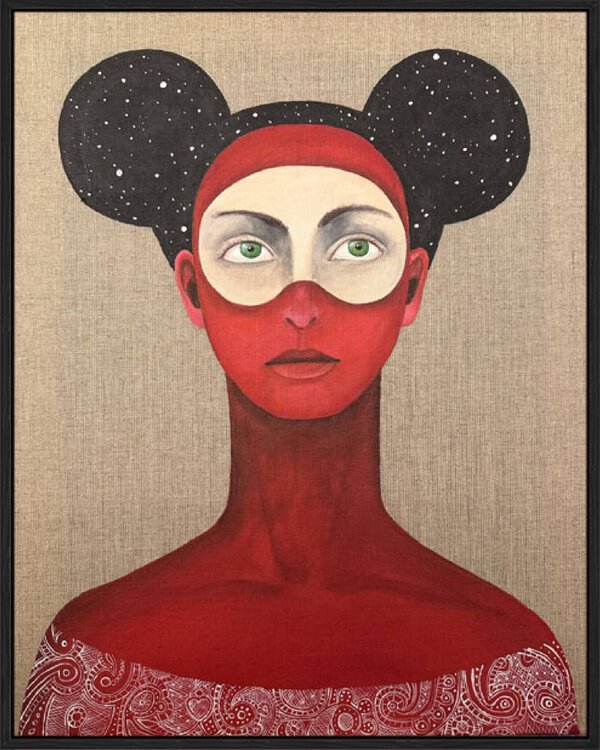Mouse Dreams - Canvas Gallery Black
