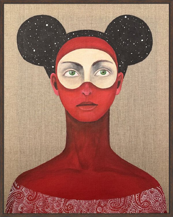 Mouse Dreams - Canvas Gallery Walnut