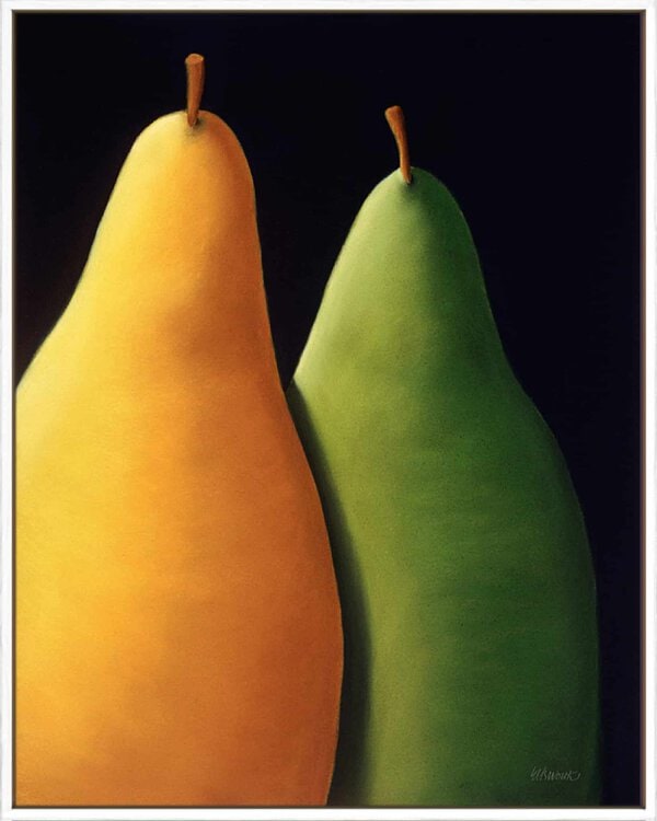 Pears 5 - Canvas Gallery White