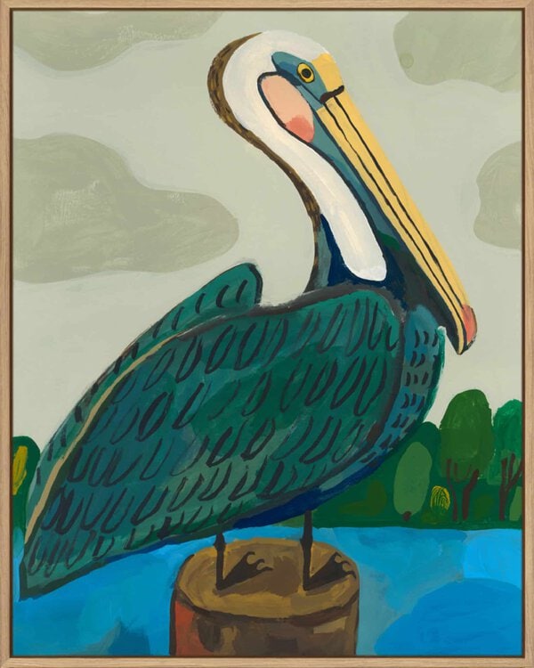 The Pelican - Canvas Gallery Natural