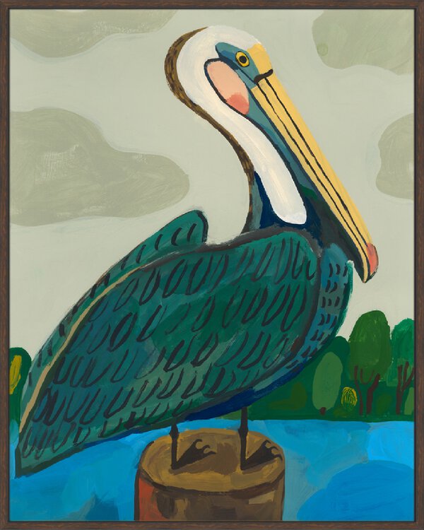 The Pelican - Canvas Gallery Walnut