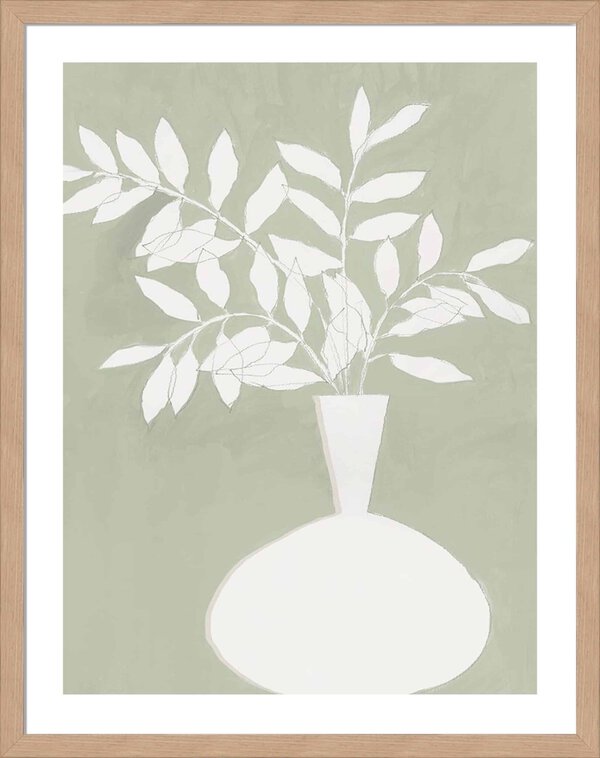Sage Vase II - 5cm White Border - Image 3