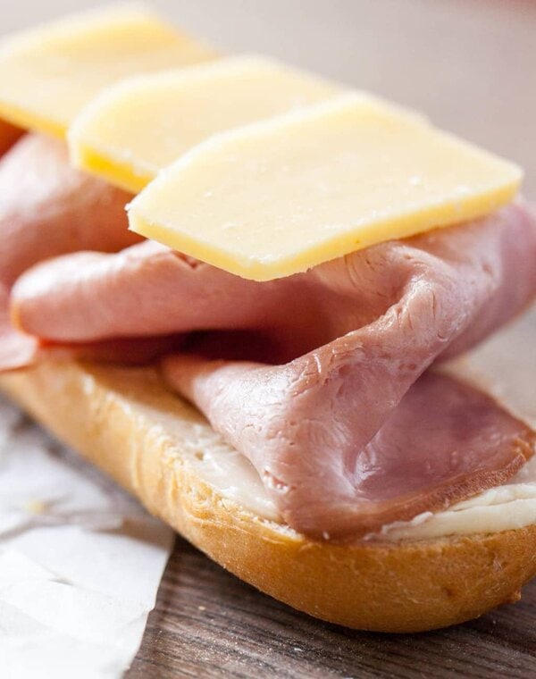 French Ham and Cheese Sandwich