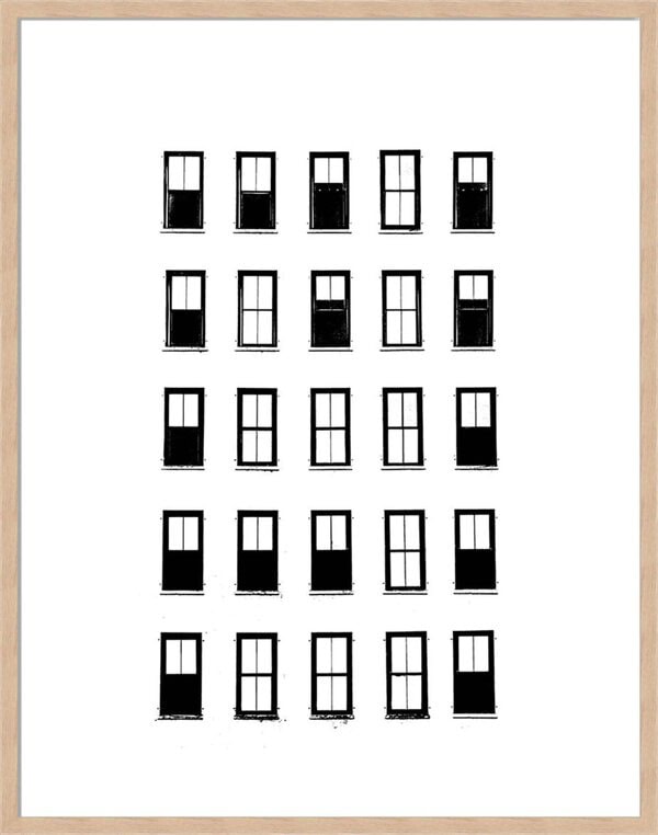 NYC in Pure B and W III - 5cm White Border - Image 4