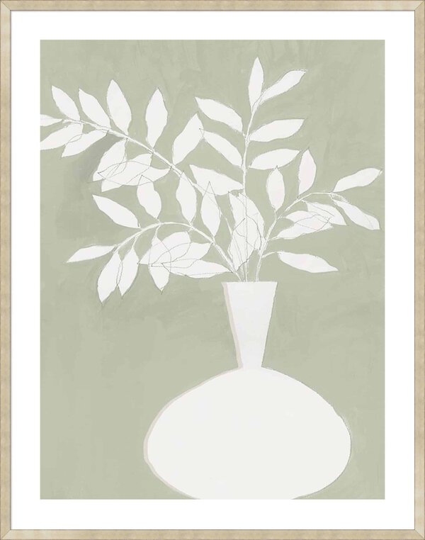 Sage Vase II - 5cm White Border - Image 2