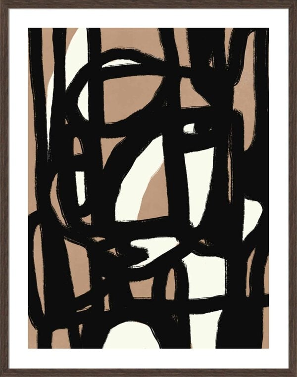 Bold Line Composition 1 - 5cm White Border