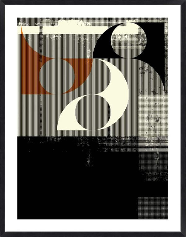 Format 901 - 5cm White Border Box Black