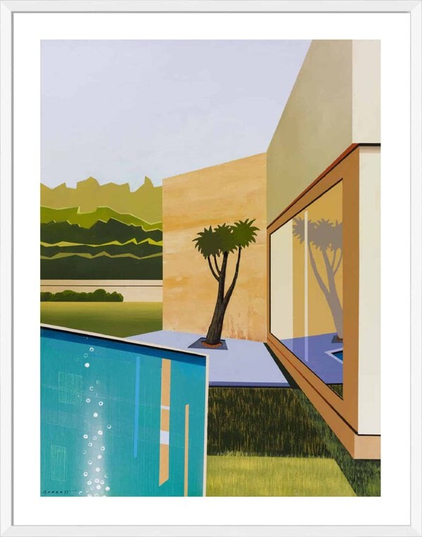 Poolside 3 - 5cm White Border Box White