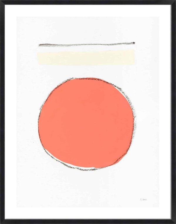 Sherbert Abstract 9 - 5cm White Border Box Black
