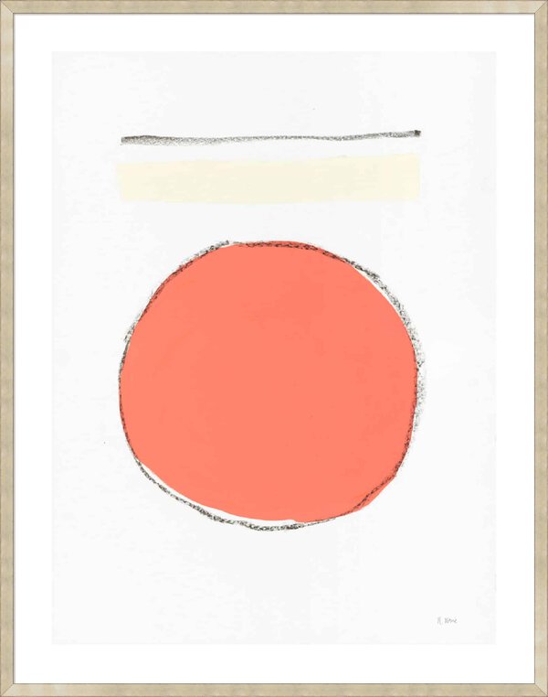 Sherbert Abstract 9 - 5cm White Border Sm. Box Champagne