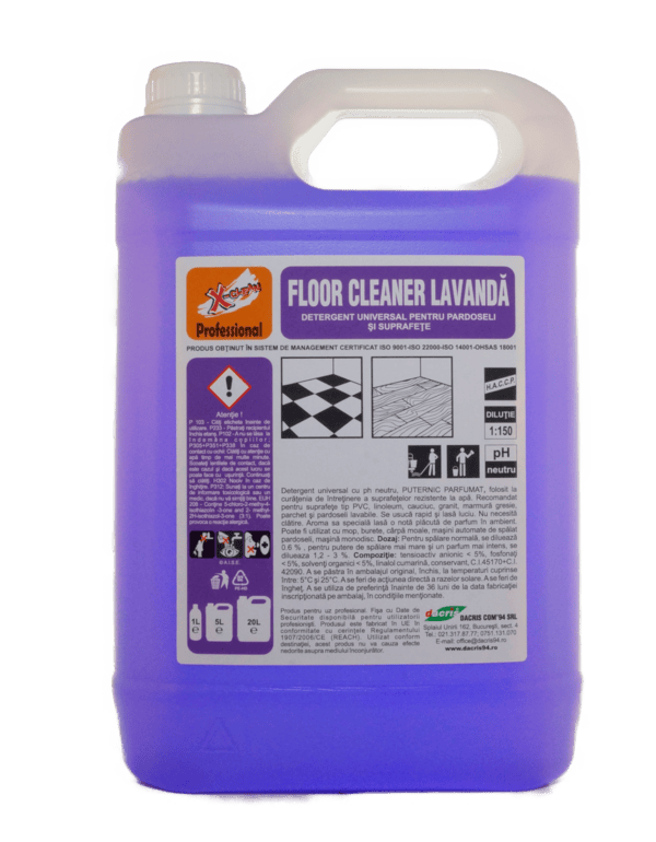 DETERGENT PARDOSEALA FLOOR CLEANER PROFESSIONAL LAVANDA 5L CANISTRA PH-NEUTRU