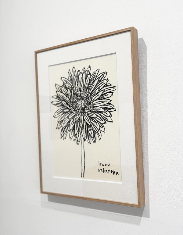 中村雅奈 ドローイング「ガーベラ」 - 画像 (2)