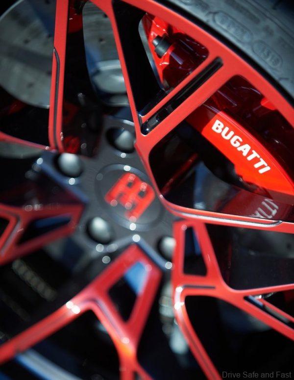 Bugatti Divo 'Lady Bug' Custom rim detail