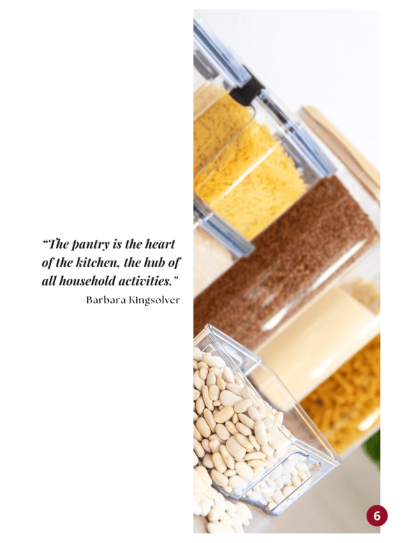 Pressed pasta and pantry storage containers showcasing organized kitchen storage solutions for a cozy, functional chef's space.