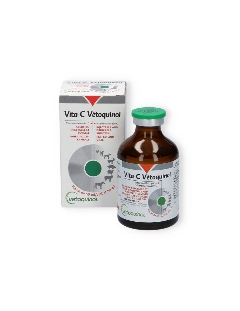 Vétoquinol Vita-C 50 mL – Tous animaux
