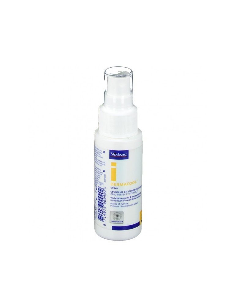 Virbac Dermacool Spray - Soulagement des Démangeaisons pour Chiens et Chats - 50ml
