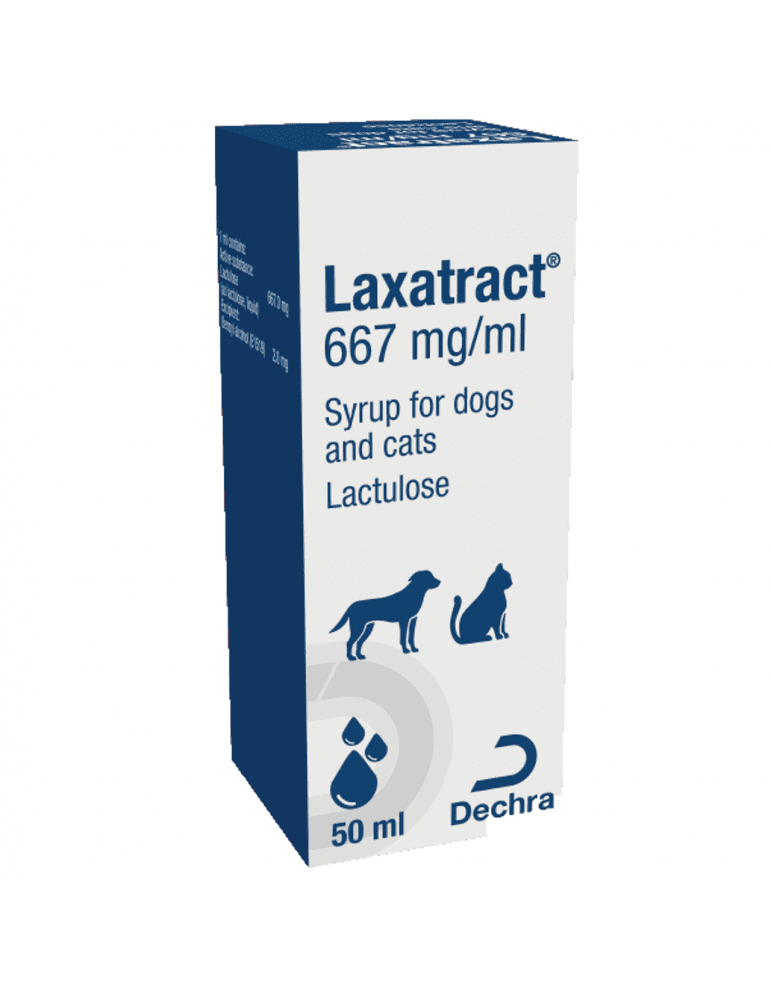 Laxatract Sirop 50 ml — Laxatif oral chien chat Dechra