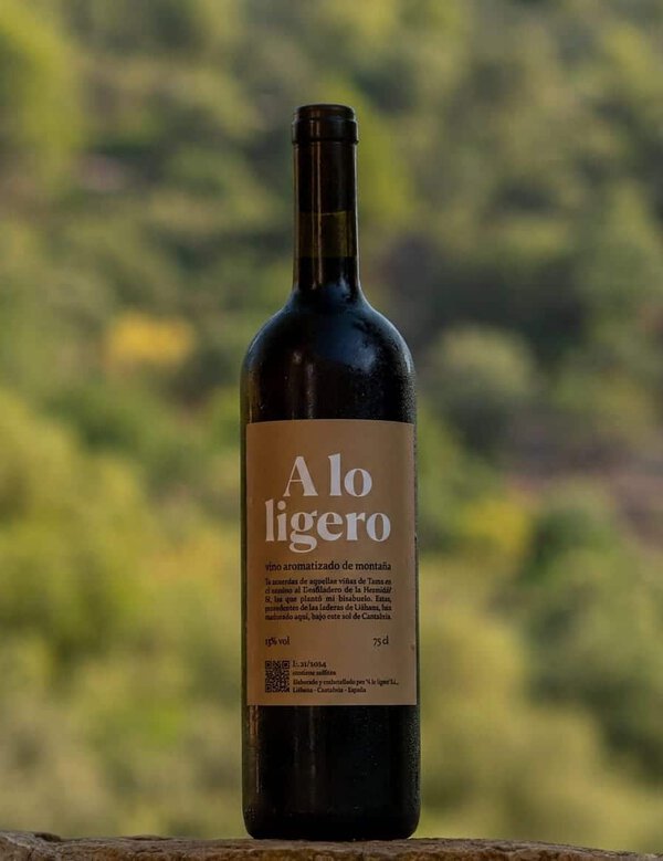 Vino aromatizado de montaña "A lo ligero" 75 cl