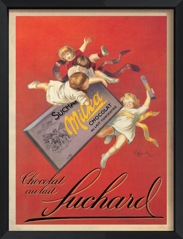 Chocolat Suchard - Canvas on Board Black Shelf