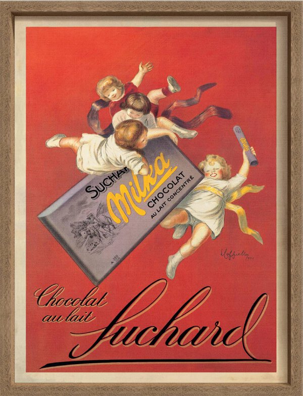 Chocolat Suchard - Canvas on Board Coyote Oak Shelf