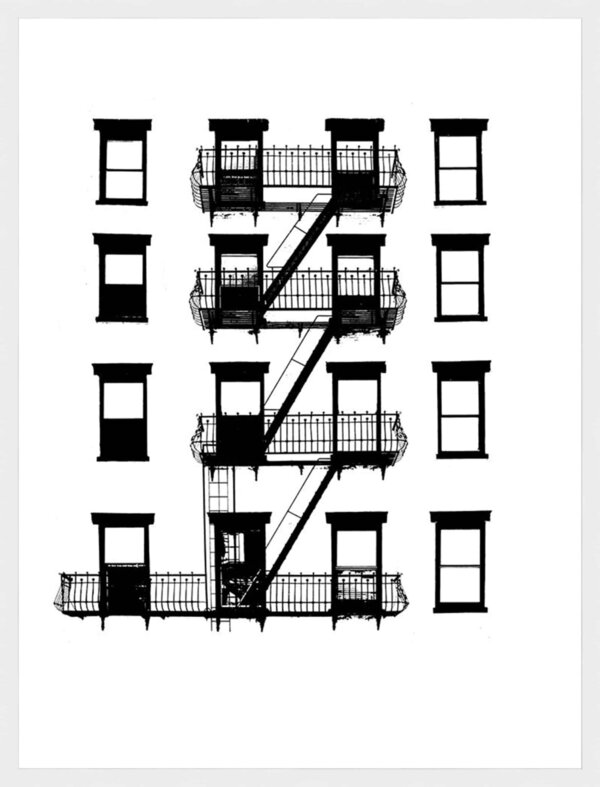 NYC in Pure B and W VI - Framed to Edge - Image 2