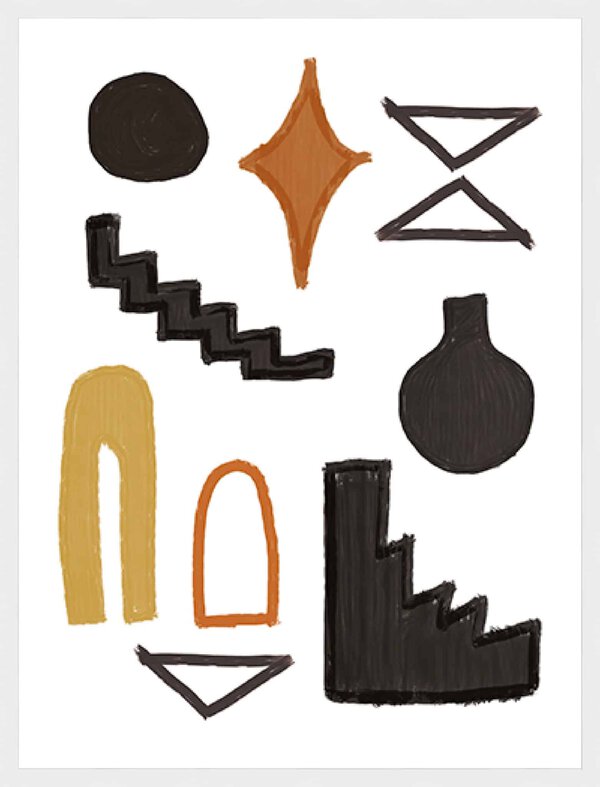 Naive Pattern - Gather - Framed to Edge - Image 2