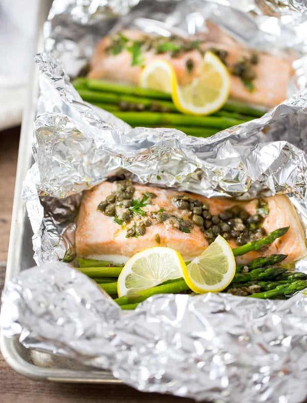 Salmon Foil Packets