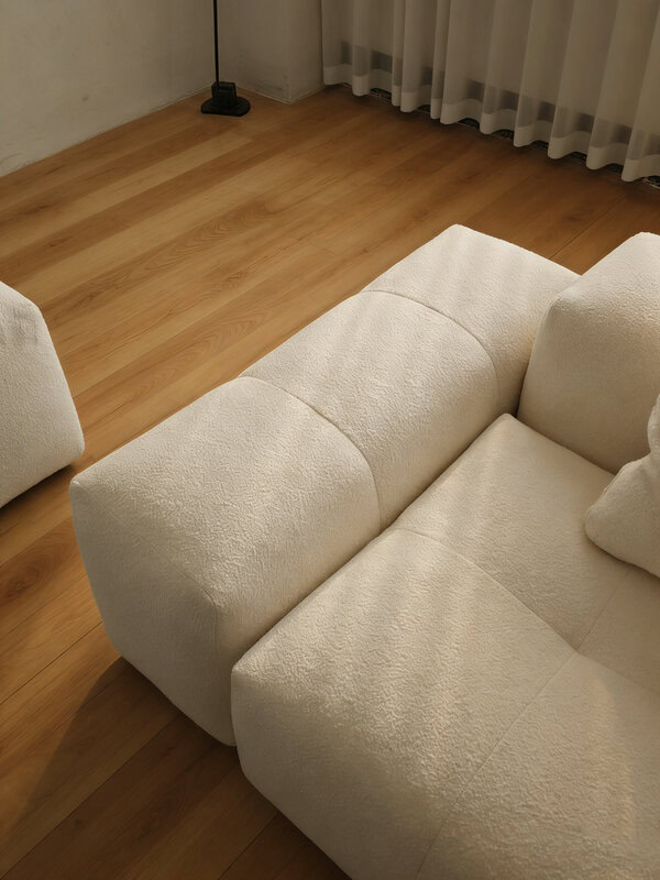 Chenille Fabric Modular Sofa, Freely Combinable - 图片 7