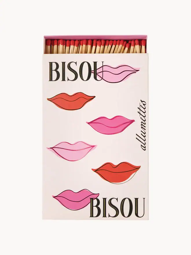 Cerillas largas "Bisou bisou"