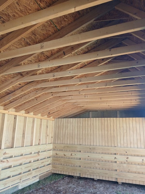 Horse Barn w/ Tack Room 12x24 - Image 3