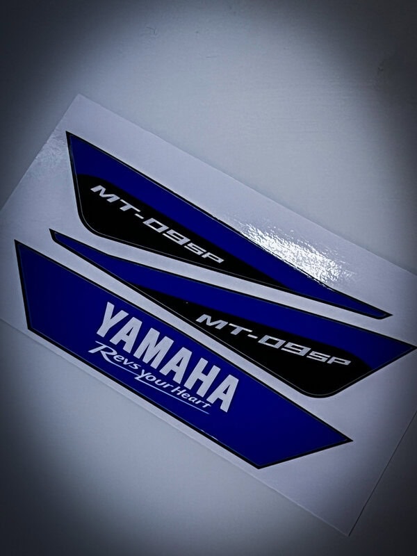 ADHESIVOS CÚPULA YAMAHA MT09 SP black/blue - Imagen 4