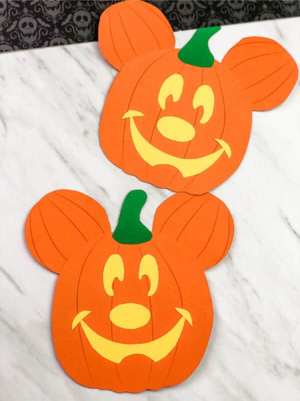 mickey mouse pumpkin craft