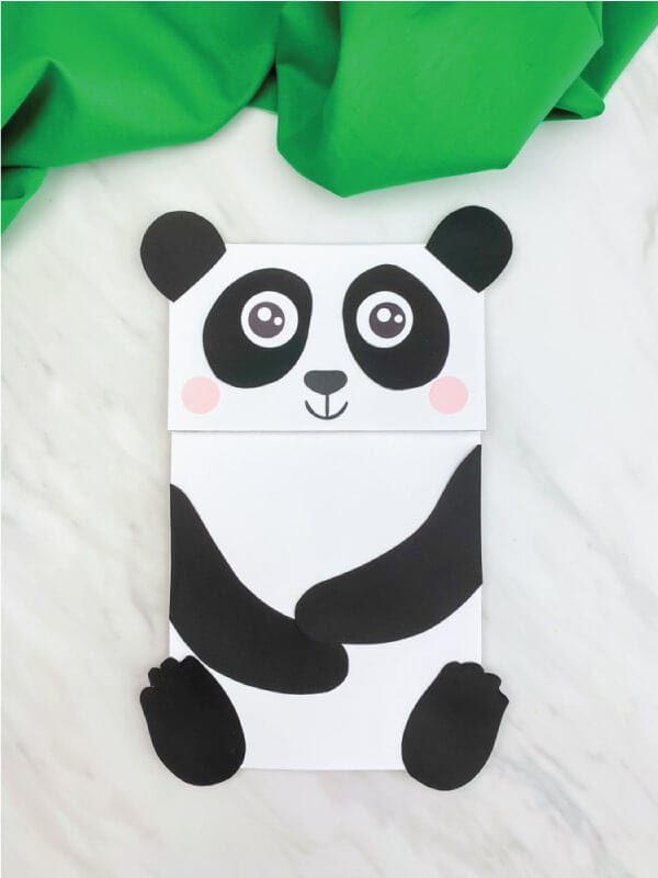 panda puppet craft