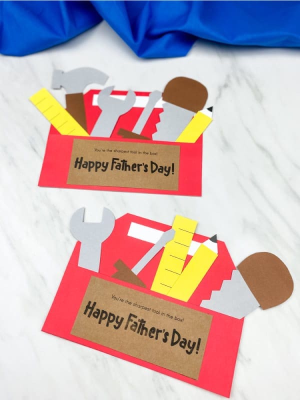 toolbox Father's Day craft idea